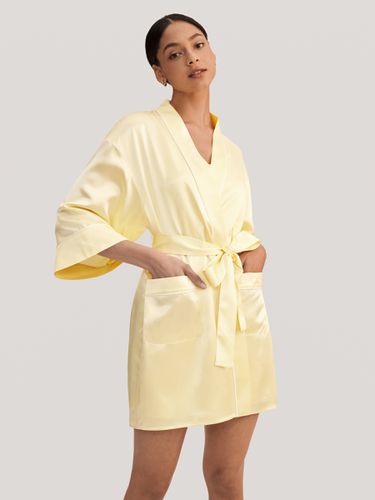 LILYSILK Robe De Chambre Soie Manches 3/4 Soie Golden Cocoon Sans Produits Chimiques Nocifs XL - LILYSILK - Modalova