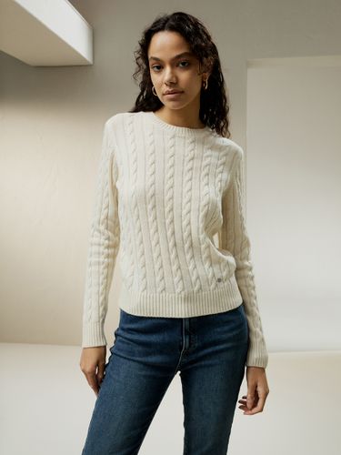 LILYSILK Cachemire Laine Modèle Tricoté En Torsades Laine Et Cachemire Douce Au Toucher Délicatement Raffiné L - LILYSILK - Modalova