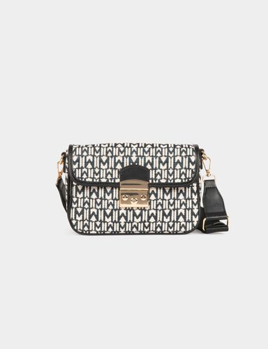 Sac imprimé monogramme noir femme - Morgan - Modalova