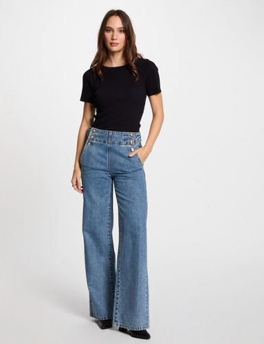 Jeans bootcut taille haute - Morgan - Modalova