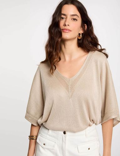 Pull col en V manches courtes - Morgan - Modalova