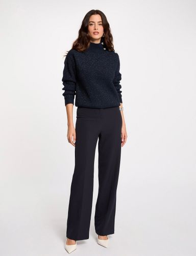 Pantalon droit à pinces - Morgan - Modalova