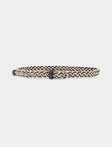 Ceinture tressée à strass - Morgan - Modalova