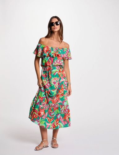 Robe midi évasée imprimée - Morgan - Modalova