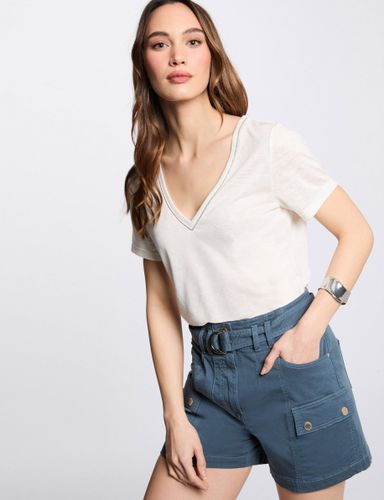 Short cargo ceinturé - Morgan - Modalova