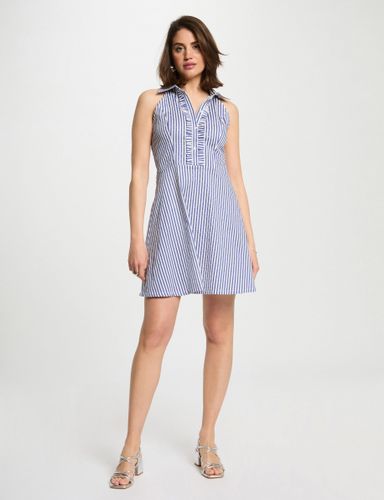Robe courte trapèze rayée - Morgan - Modalova