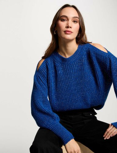 Pull manches longues bleu femme - Morgan - Modalova