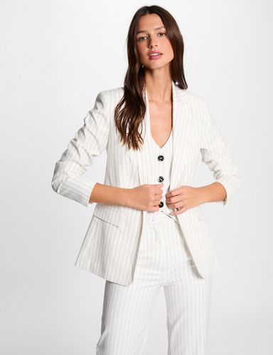 Blazer à rayures ecru femme - Morgan - Modalova