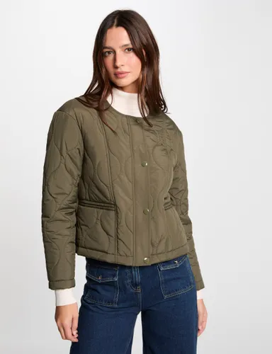 Doudoune courte vert kaki femme - Morgan - Modalova