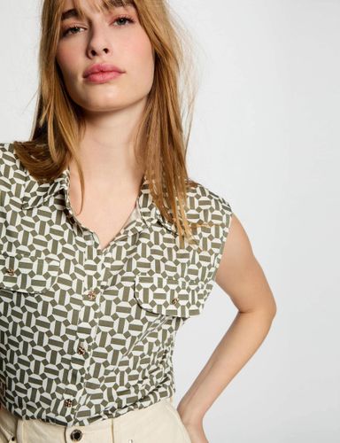 Blouse manches courtes blanc femme - Morgan - Modalova