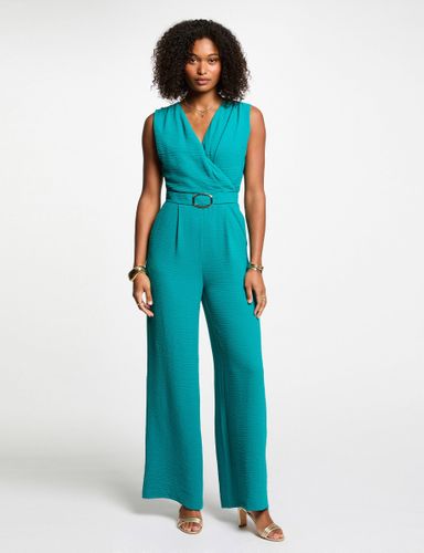 Combinaison jambe large détail boucle - Morgan - Modalova