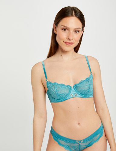 Soutien-gorge armatures bleu femme - Morgan - Modalova