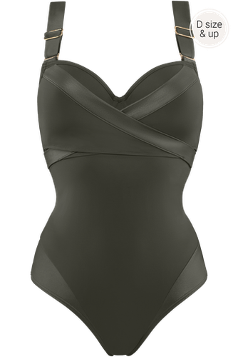 Cache coeur balconnet plongeant maillot de baai | wired padded - Marlies Dekkers - Modalova