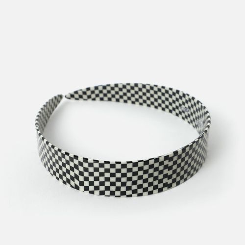 Checker bandeau large avec motif à carreaux - MISAKO - Modalova