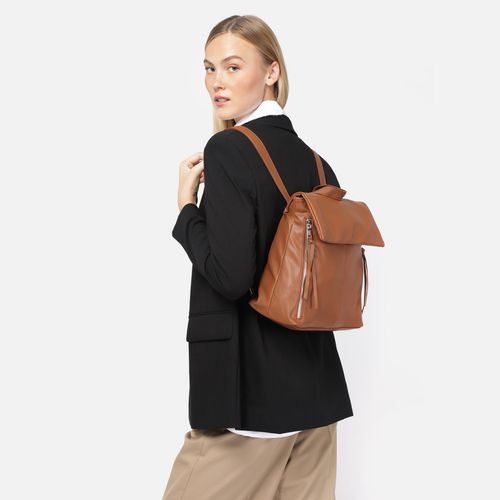 Liba grand sac à dos avec rabat - MISAKO - Modalova