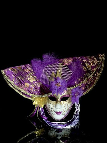 Carnaval Masques De Cosplay Accessoires Masque Unisexe Masque Plastique Bleu - Milanoo - Modalova