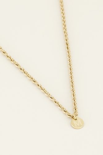 Collier or avec initiale, collier minimaliste - My jewellery - Modalova