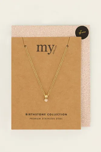 Collier avec pierre de naissance | - My jewellery - Modalova