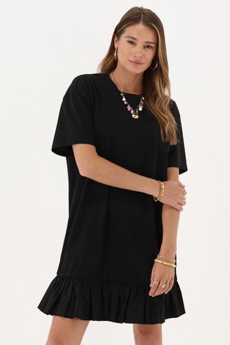 Robe T-shirt à volants | - My jewellery - Modalova