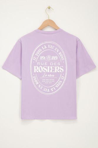 T-shirt lilas "Rue des rosiers" | - My jewellery - Modalova