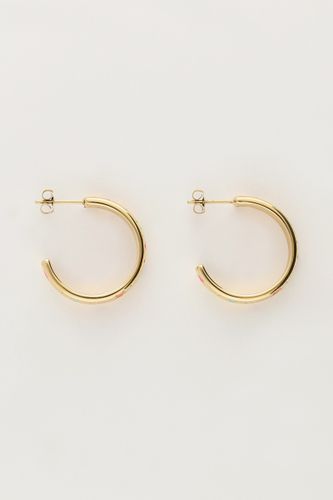 Créoles Candy avec étoiles colorées | - My jewellery - Modalova