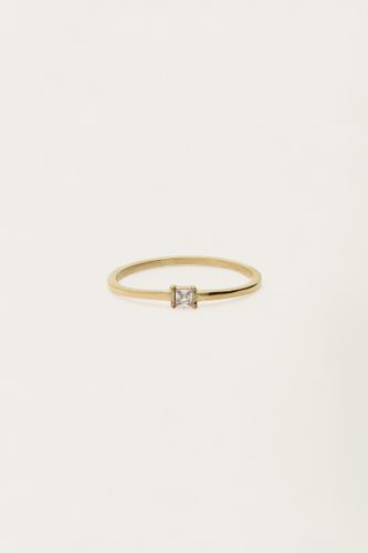 Bague minimaliste avec mini strass carrés | - My jewellery - Modalova