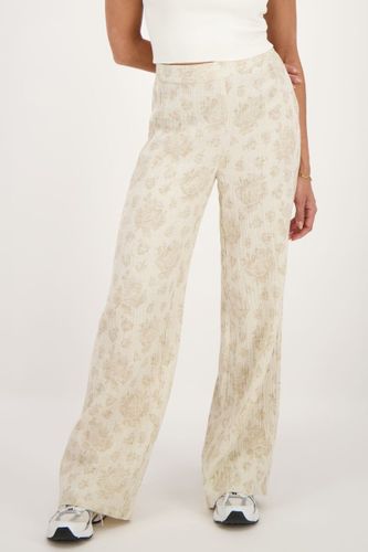 Pantalon avec imprimé fleuri jacquard | - My jewellery - Modalova