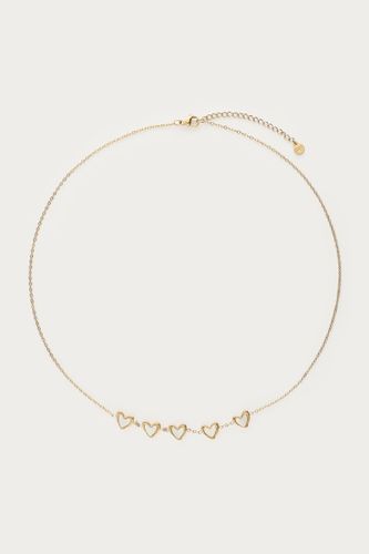 Collier à cinq cœurs nacrés | - My jewellery - Modalova