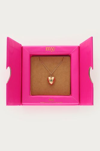 Collier avec cœur et pierre de naissance | - My jewellery - Modalova