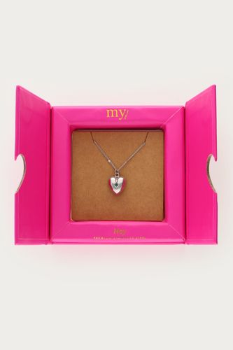 Collier avec cœur et pierre de naissance | - My jewellery - Modalova