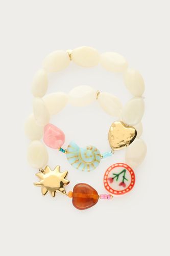 Ensemble de bracelets extensibles de perles fantaisie | - My jewellery - Modalova