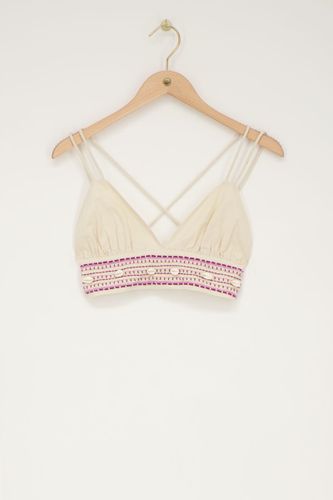 Bralette en lin avec coquillages | - My jewellery - Modalova