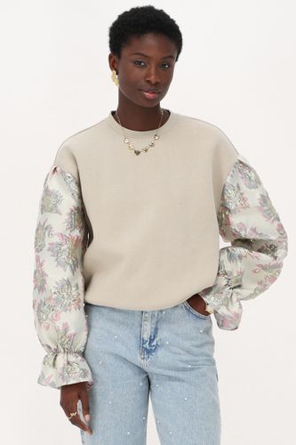 Pull avec manches en jacquard | - My jewellery - Modalova