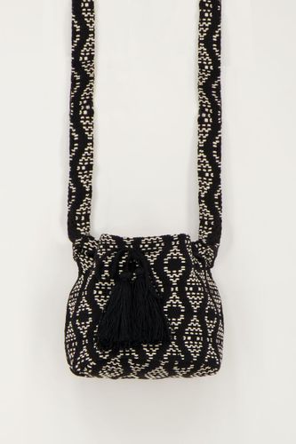 Sac rond et blancà bandoulière avec imprimé aztèque | - My jewellery - Modalova