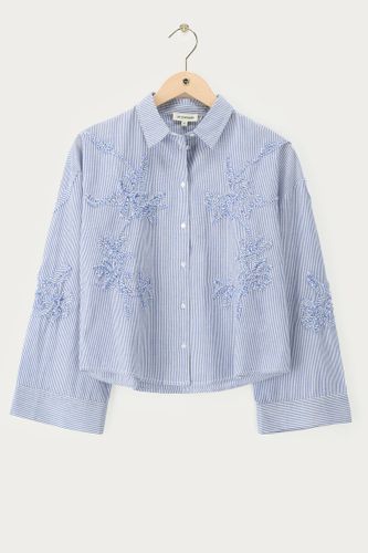Chemise rayée et avec détails brodés | - My jewellery - Modalova