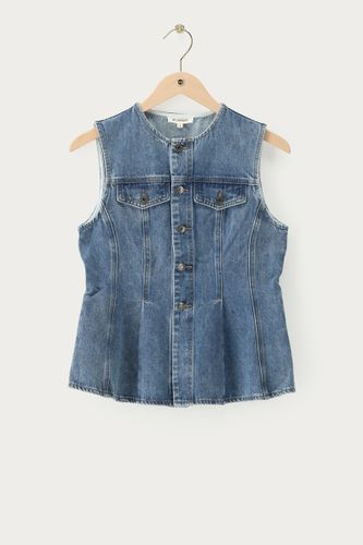Top péplum en denim | - My jewellery - Modalova