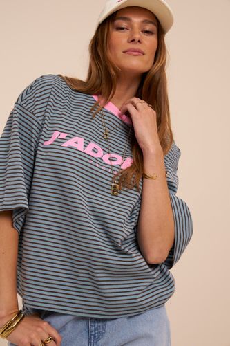 T-shirt rayé "J'adore" | - My jewellery - Modalova