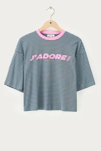 T-shirt rayé "J'adore" | - My jewellery - Modalova