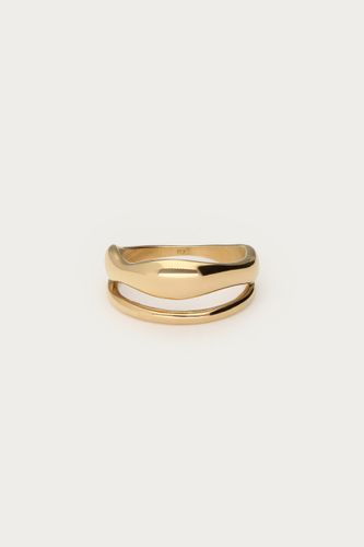 Bague double Bold à la forme organique | - My jewellery - Modalova