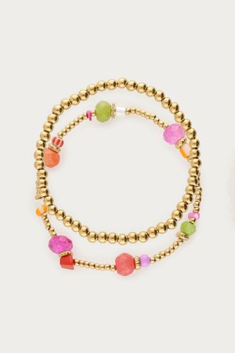 Ensemble de bracelets Bold et perles fantaisie multicolores | - My jewellery - Modalova