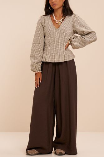 Pantalon large basique avec élastique | - My jewellery - Modalova