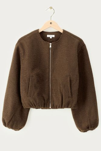 Veste bomber teddy en bouclette | - My jewellery - Modalova