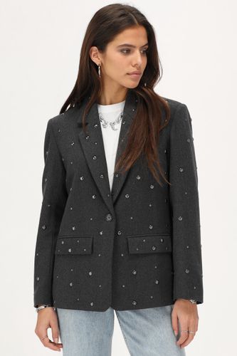 Blazer foncé avec clous | - My jewellery - Modalova