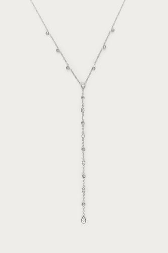 Long collier en Y fin avec strass | - My jewellery - Modalova