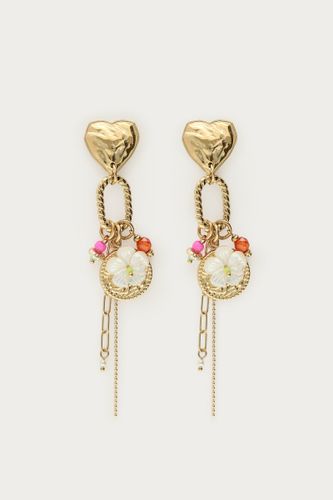 Boucles d'oreilles cœur et charms multiples | - My jewellery - Modalova