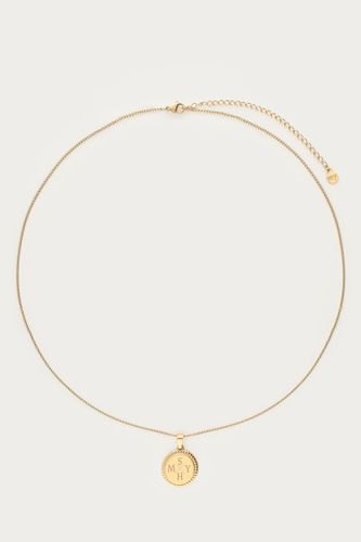 Collier long et médaillon à graver Atelier | - My jewellery - Modalova