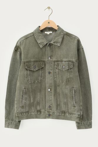 Veste oversize en denim vert | - My jewellery - Modalova