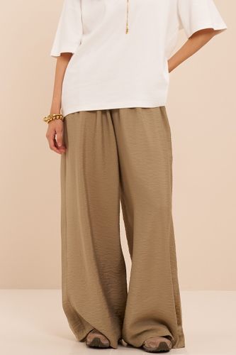 Pantalon large basique avec élastique | - My jewellery - Modalova