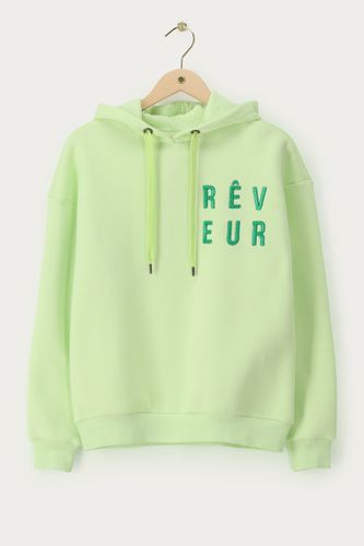 Sweat à capuche vert "Rêveur" | - My jewellery - Modalova