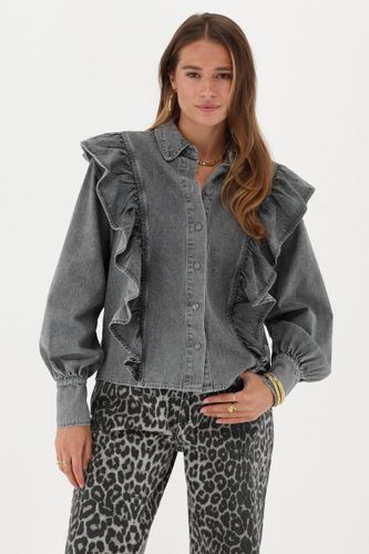 Chemise à volants en denim | - My jewellery - Modalova